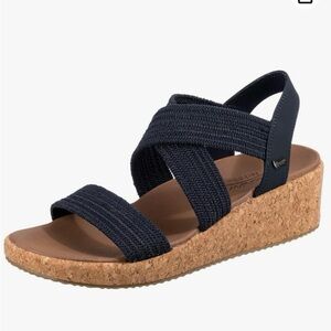 Skechers navy sandals for woman